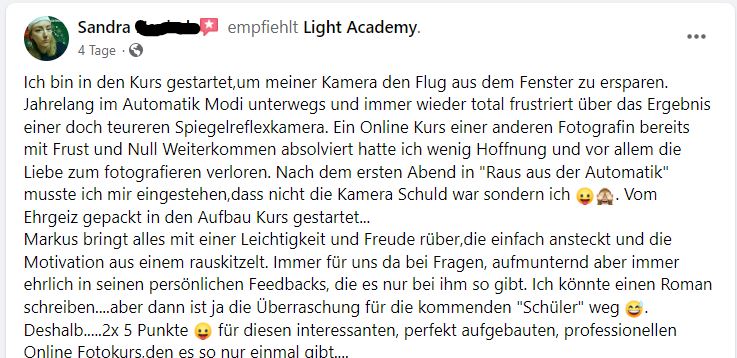 empfehlung sandra